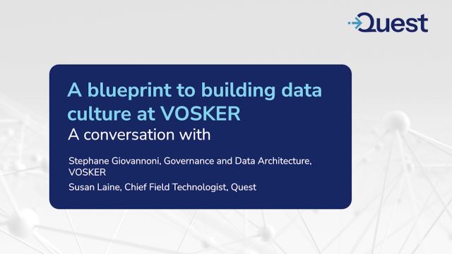 Delivering a data supermarket at VOSKER